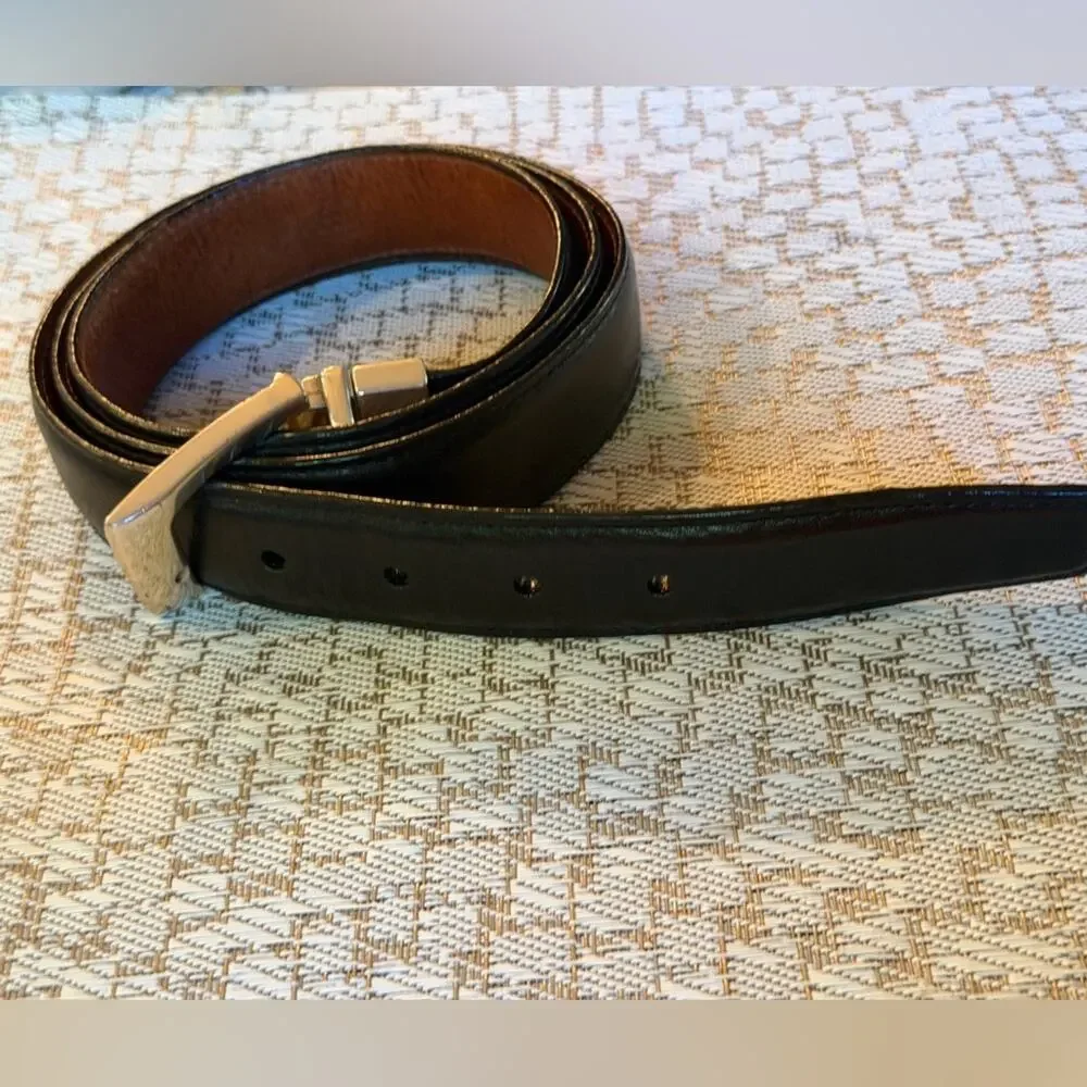 Brighton Men’s reversible belt leather sz 42